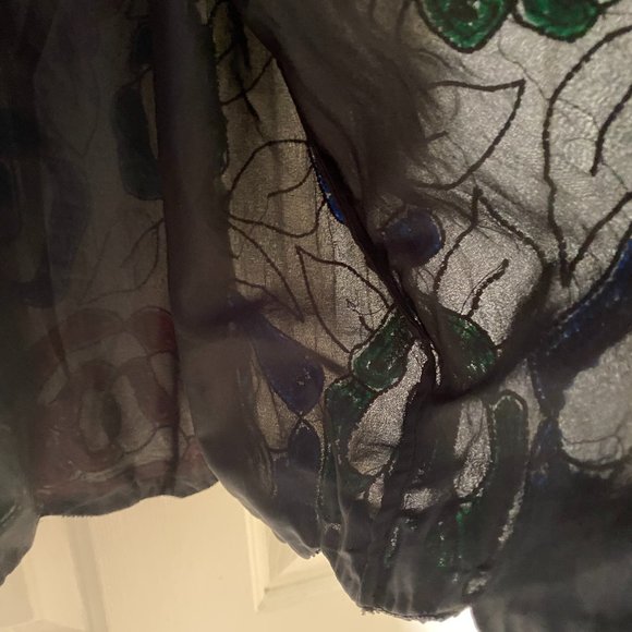 Vintage LAURENCE KAZAR Sequined Silk Top - Picture 13 of 16